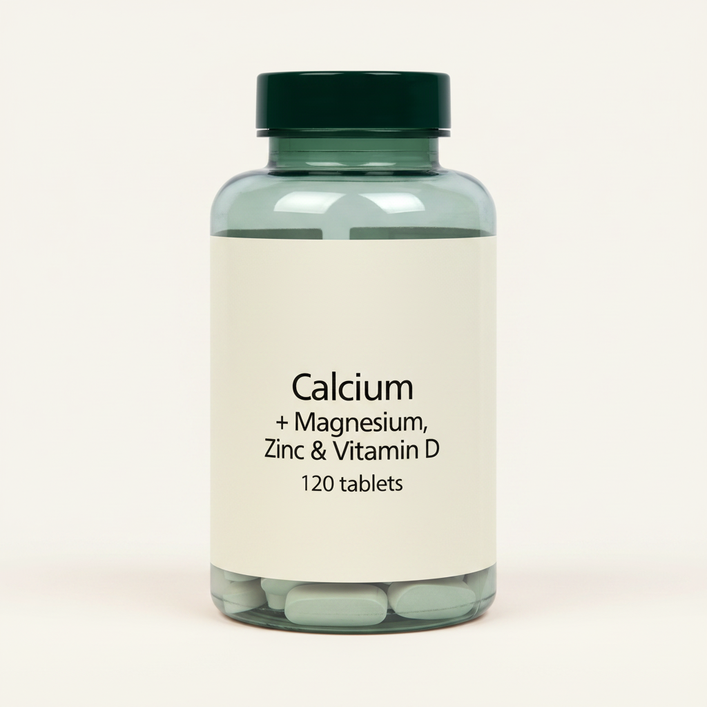 Holland & Barrett Calcium Magnesium Vitamin D 120 Tablets - British product