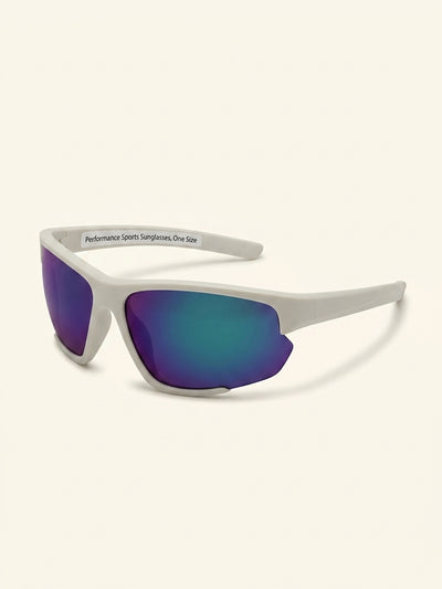 John Lewis Prada Linea Rossa PS 07YS Men's Wrap Sunglasses, Matte Black/White Rubber- Buy online at McGrocer
