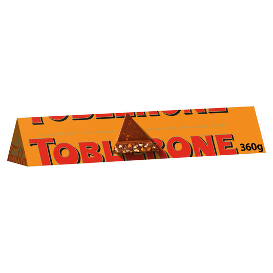 Toblerone Orange Twist Milk Chocolate Bar 360g GOODS Sainsburys   