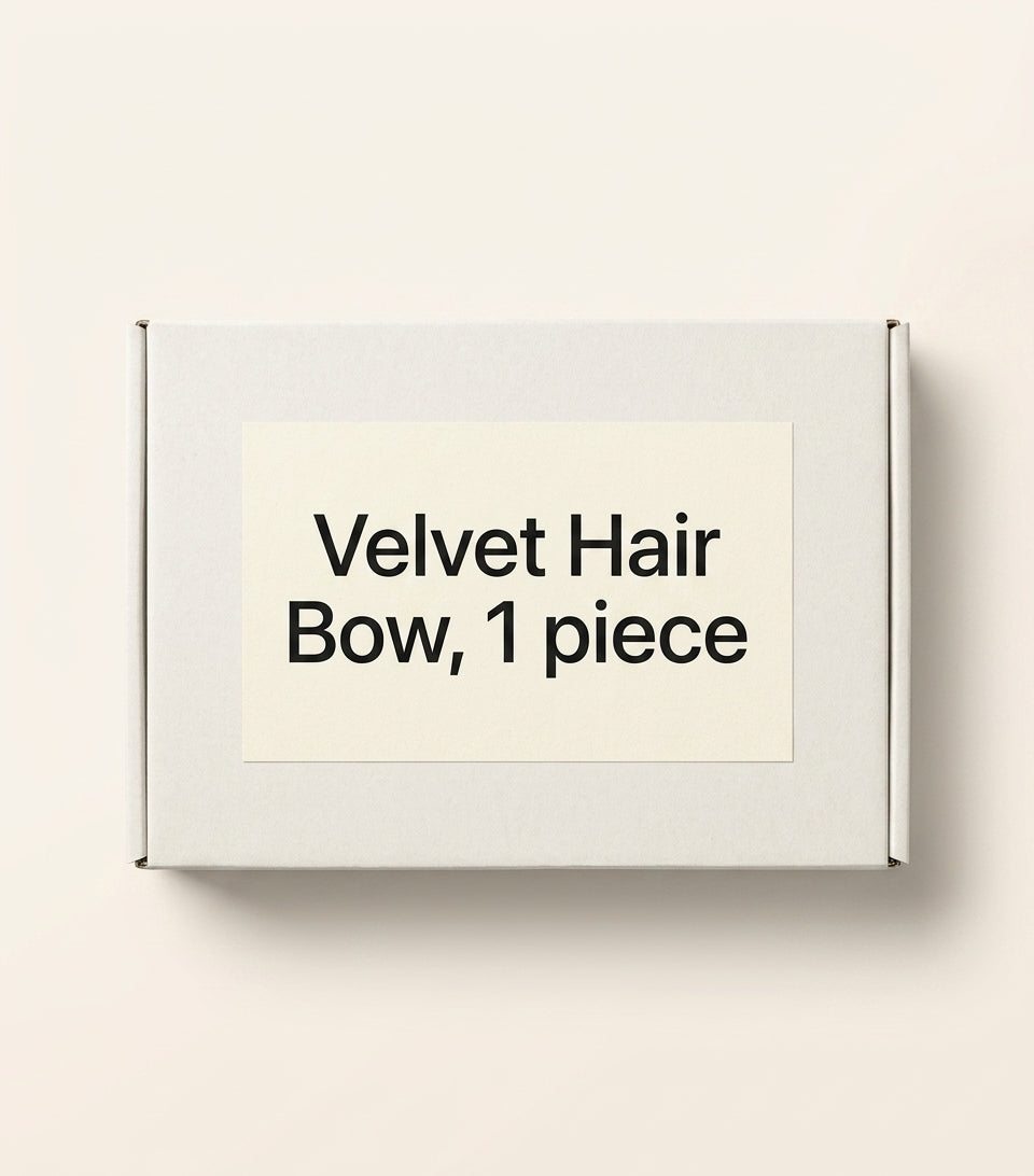 Prada Velvet Bow Hair Clip