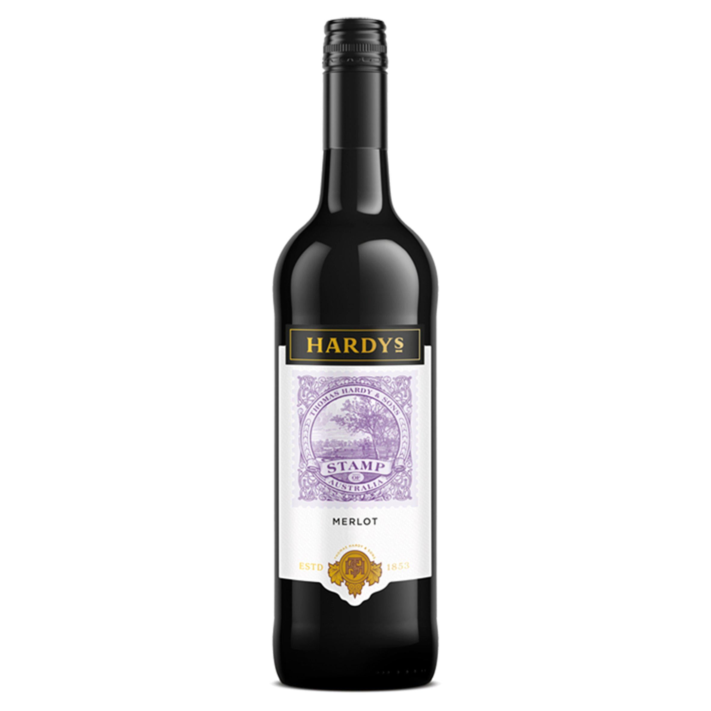 Hardys Stamp Merlot 75cl GOODS Sainsburys   