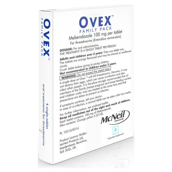 Ovex Family Pack 4 Tablets