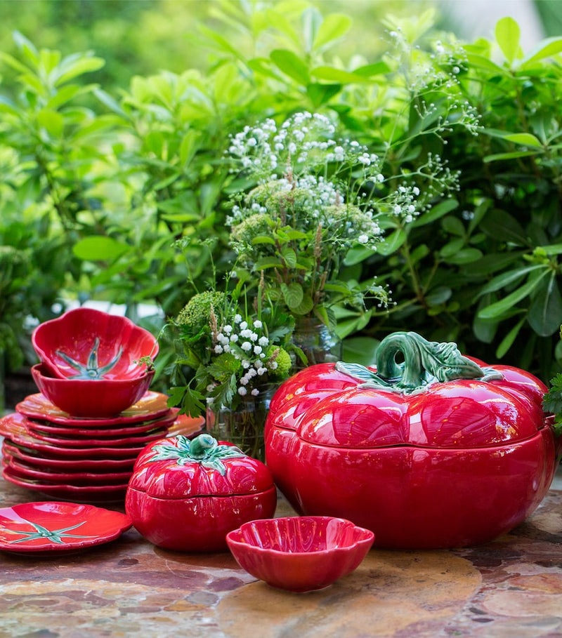 Bordallo Pinheiro lidded tomato bowl 15.5cm - British product