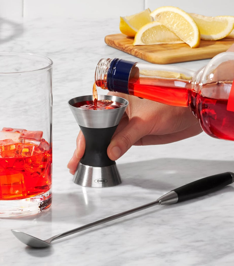 Oxo Steel Good Grips Double Jigger, imported from the UK