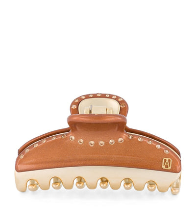 Harrods Alexandre de Paris Gold-Plated Claw Hair Clip- Buy online at McGrocer