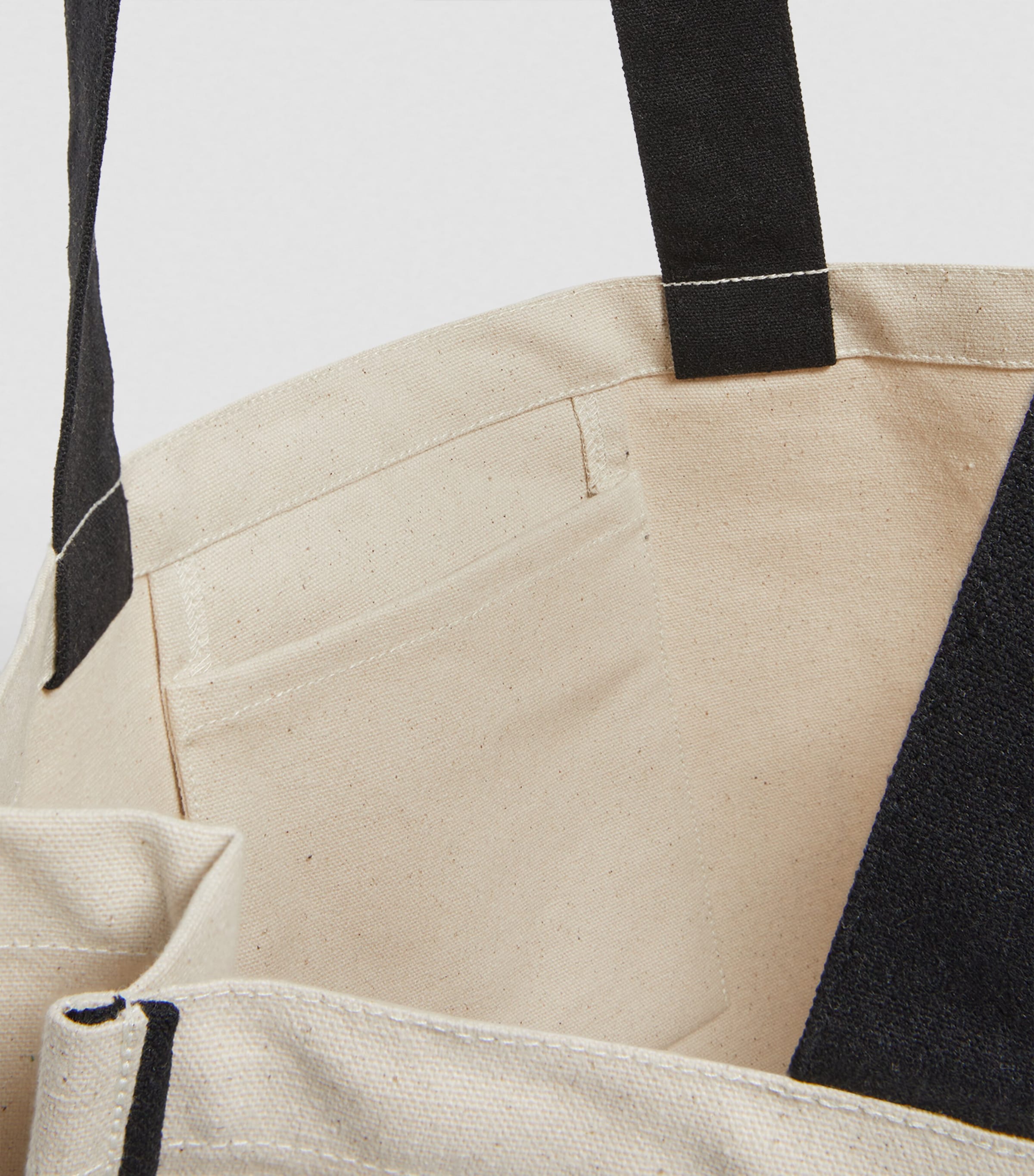 Harrods canvas tote bag with storefront outline - British product