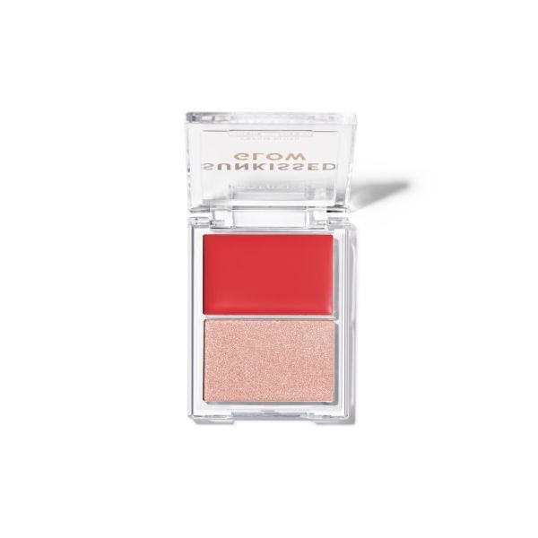 Profusion Cosmetics Sunkissed Glow Coral Heatwave blush duo - British product