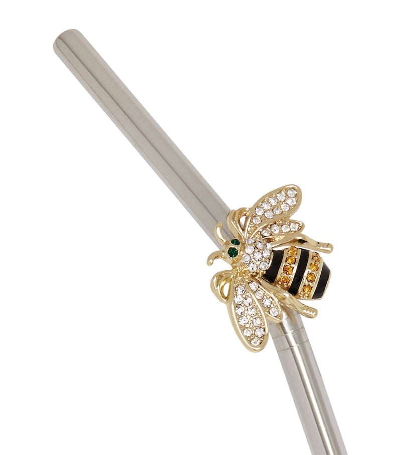 Joanna Buchanan bee-shaped metal straws set of 4, UK version