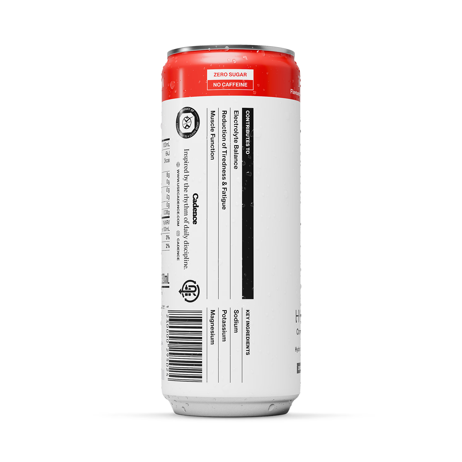 Cadence electrolyte drink Melonberry 330ml, imported from the UK