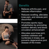 Eleeels R3 knee massager with heat and red light therapy, imported from the UK