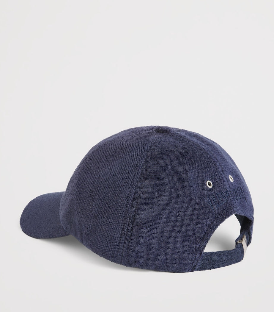 Vilebrequin embroidered turtle baseball cap - British brand