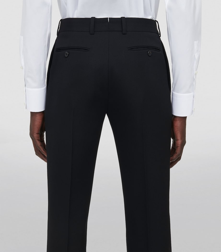 Alexander McQueen tailored cigarette trousers, imported from the UK