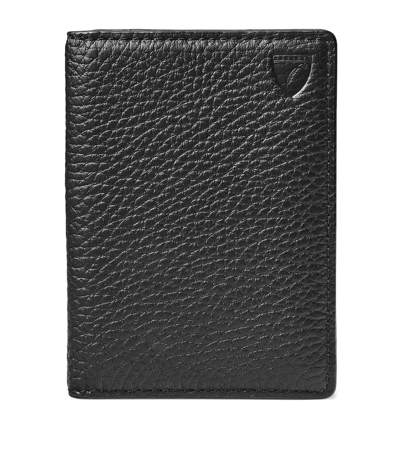 Aspinal of London folded leather card holder, UK version