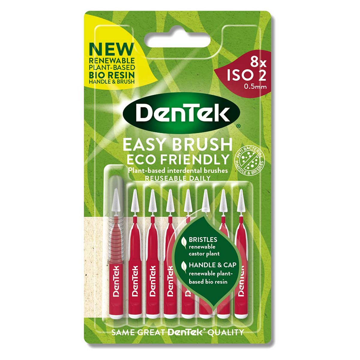 DenTek ECO Easy Brush Interdental Brush ISO2 8s GOODS Boots   