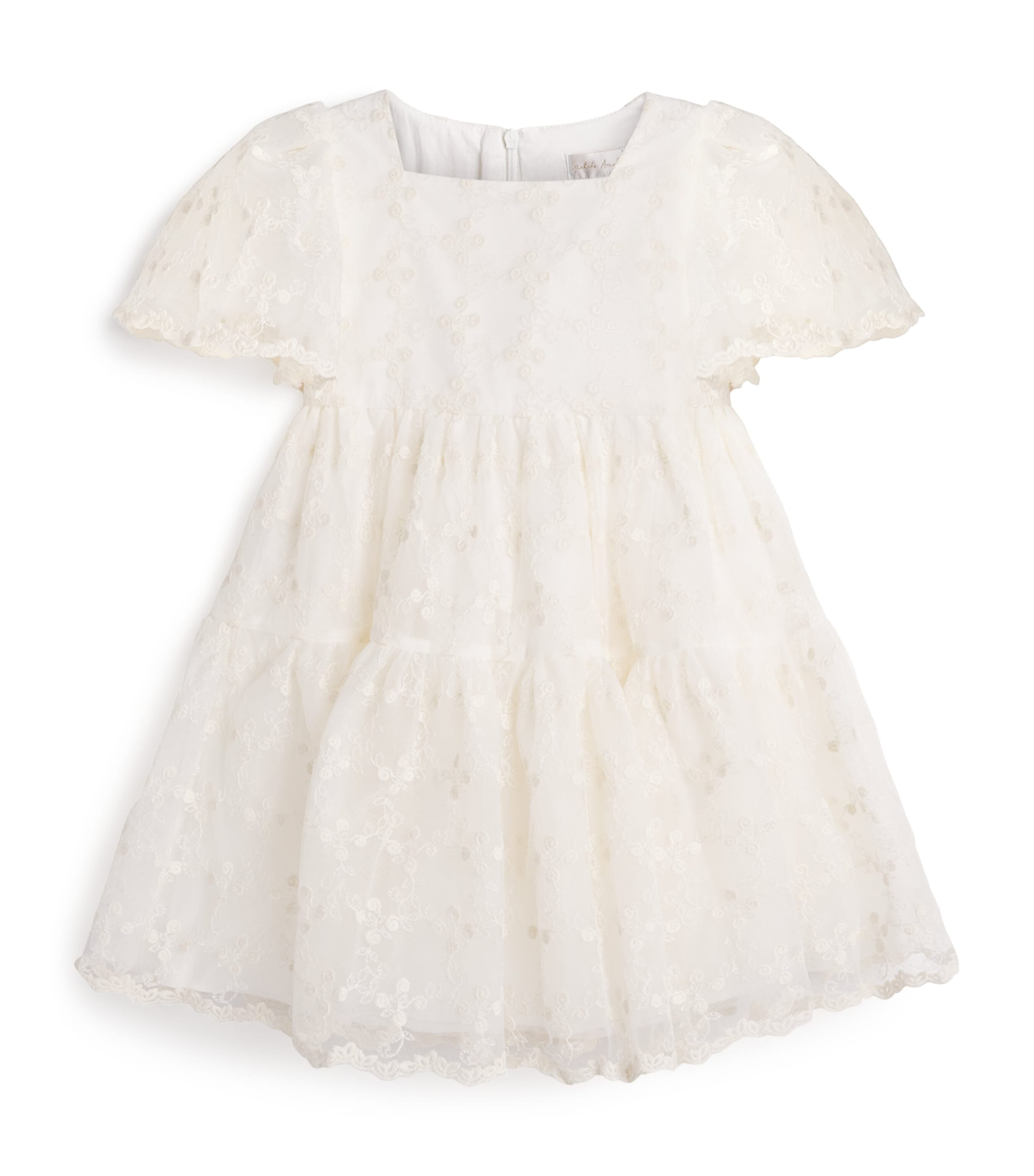Petite Amalie organza embroidered dress for children 4-16 years, imported from the UK