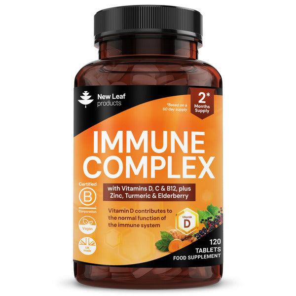 New Leaf Immune Complex 120 tablets (British brand)