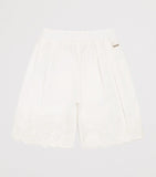 Chloé kids cotton embroidered wide-leg trousers 6-36 months - British product