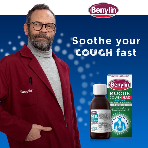 Benylin Mucus Cough Max Menthol Syrup 150ml GOODS Superdrug   