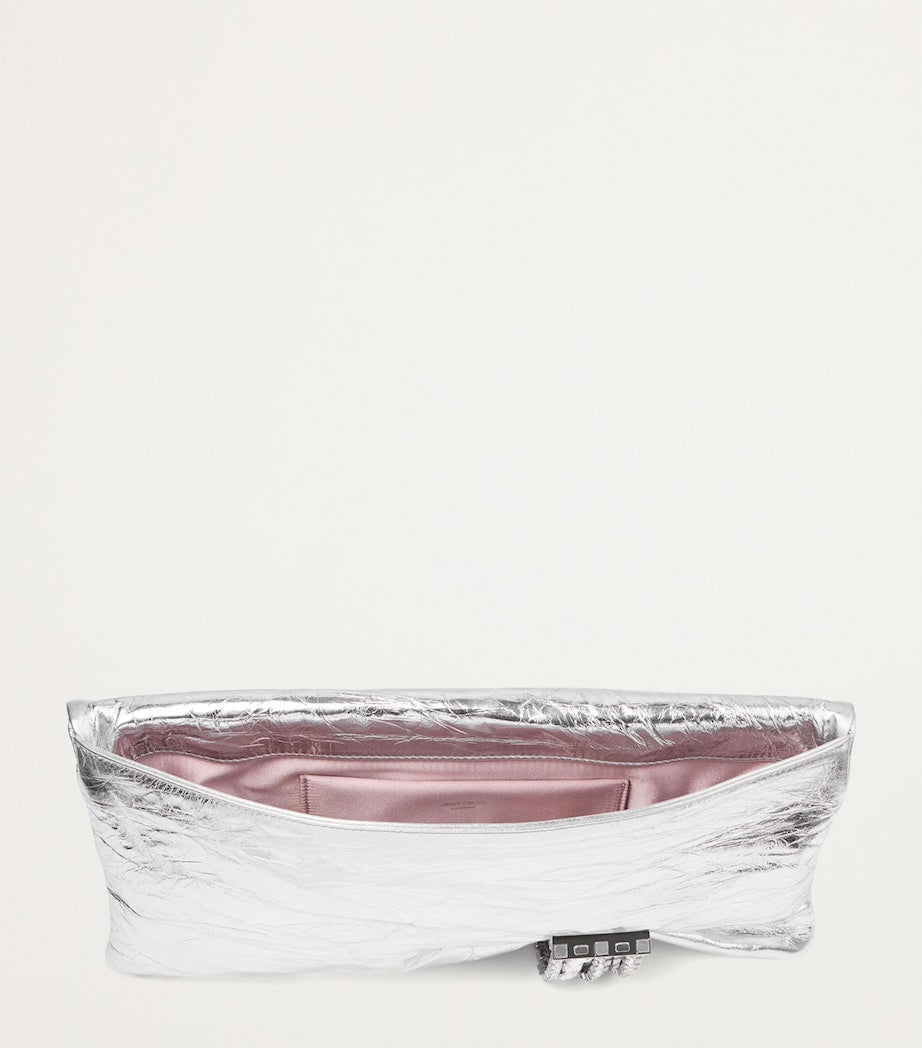Jimmy Choo Zandra clutch bag with crystal belt - British product