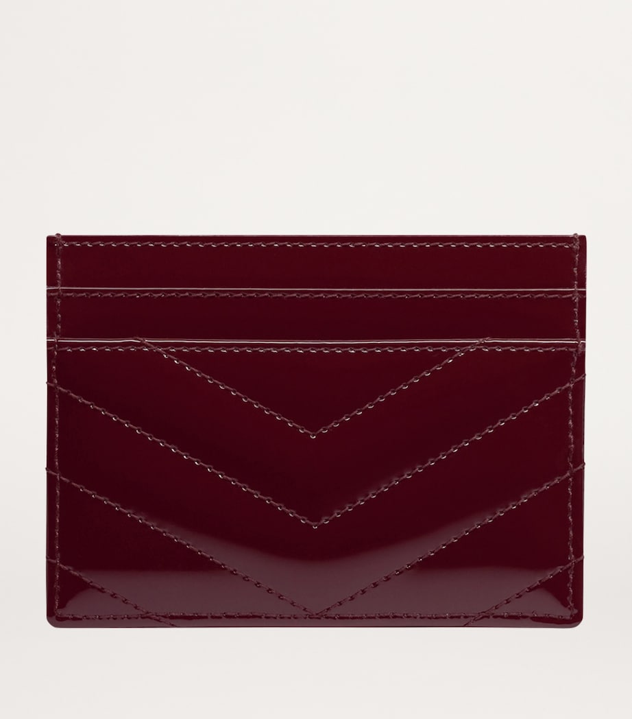 Saint Laurent Monogram Matelassé card holder in calfskin - British product