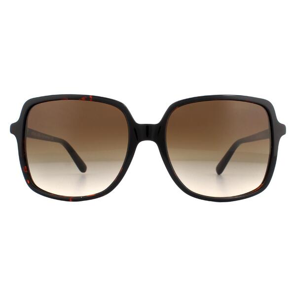 Michael Kors oversized square sunglasses in brown acetate, UK version
