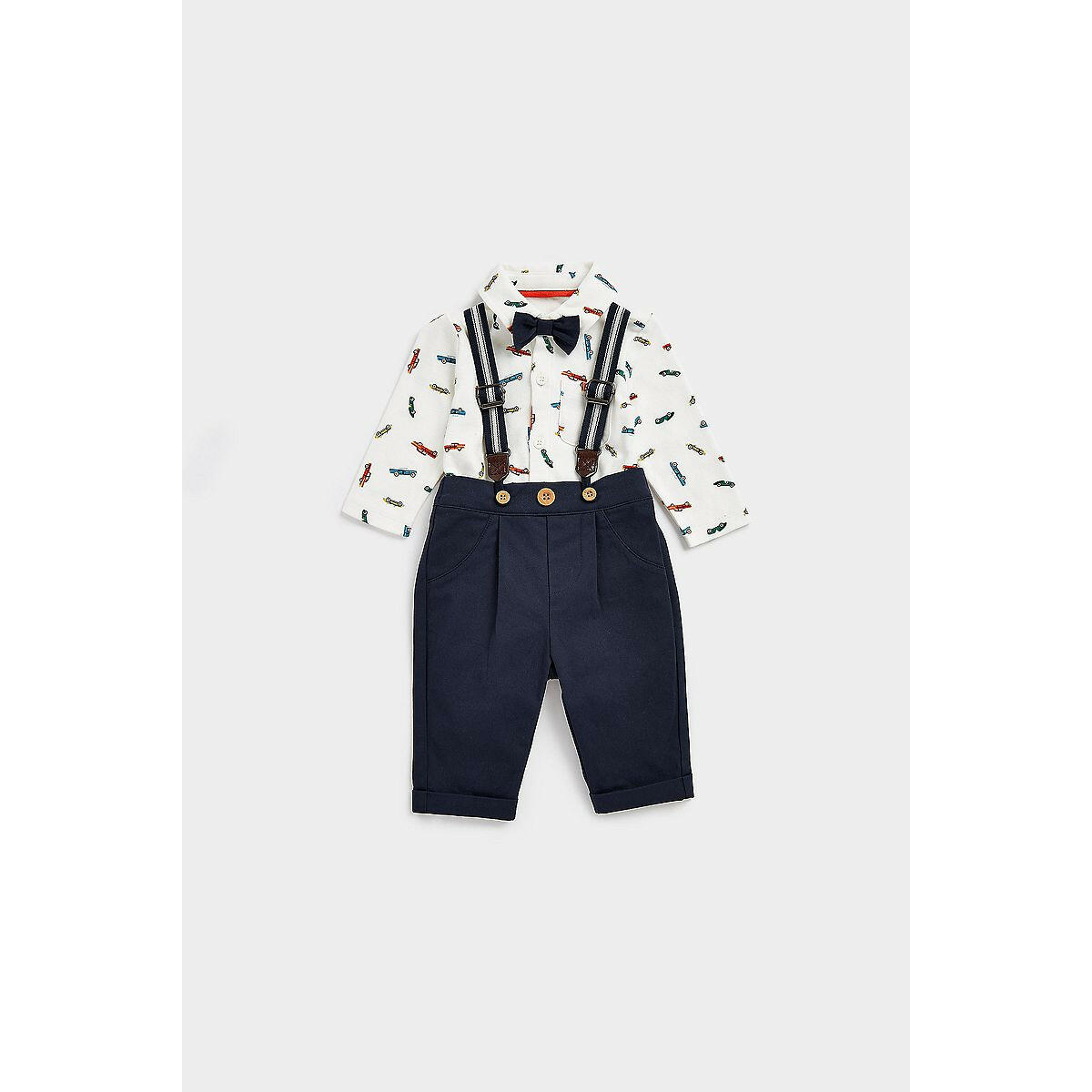 Trousers and Bodysuit with Bow Tie Set GOODS Boots   