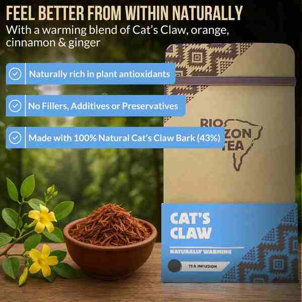 Rio Amazon Cat's Claw teabags 40 count, UK version