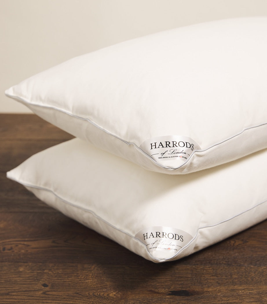 Harrods of London firm side sleeper pillow 50x75cm (British brand)