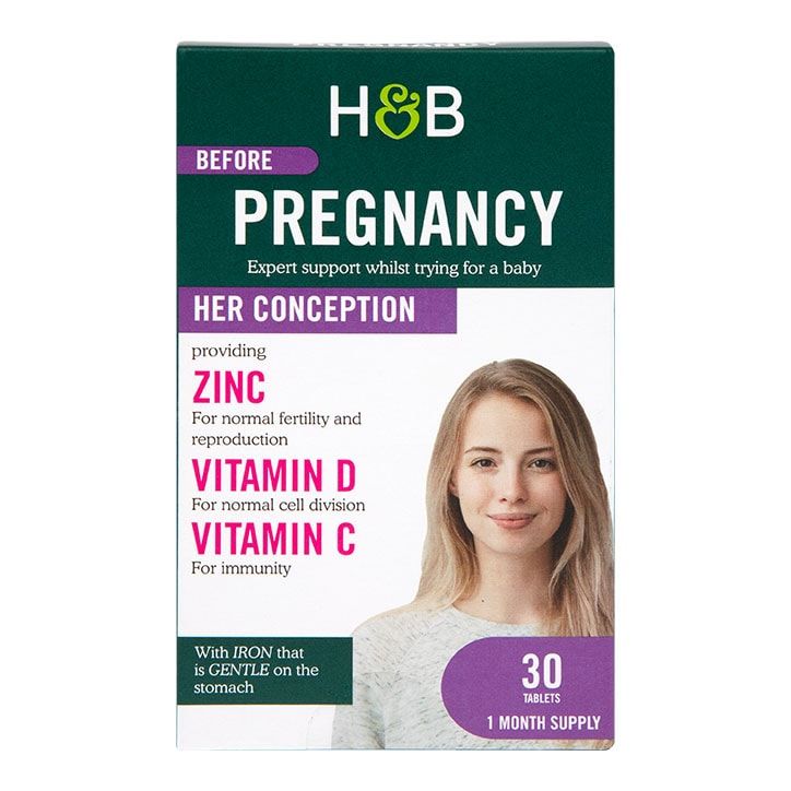 Holland & Barrett Conception Support For Her 30 Tablets GOODS Holland&Barrett