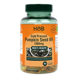 Holland & Barrett Cold Pressed Pumpkin Seed Oil 1000mg 90 Capsules GOODS Holland&Barrett