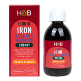 Holland & Barrett Iron + B Vits, Vit C & Minerals 250ml Liquid GOODS Holland&Barrett