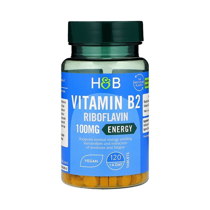 Holland & Barrett Vitamin B2 + Riboflavin 100mg 120 Tablets GOODS Holland&Barrett