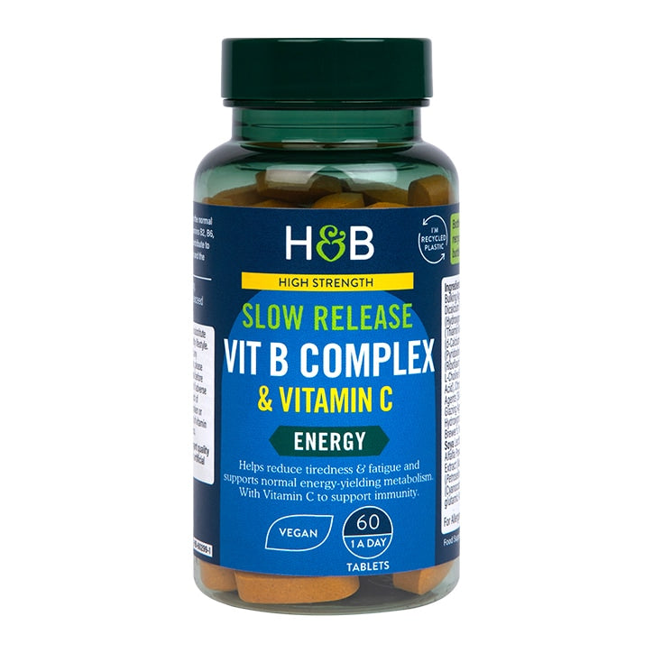 Holland & Barrett Super Strength Complete Vit B Complex + Vitamin C 60 Tablets GOODS Holland&Barrett