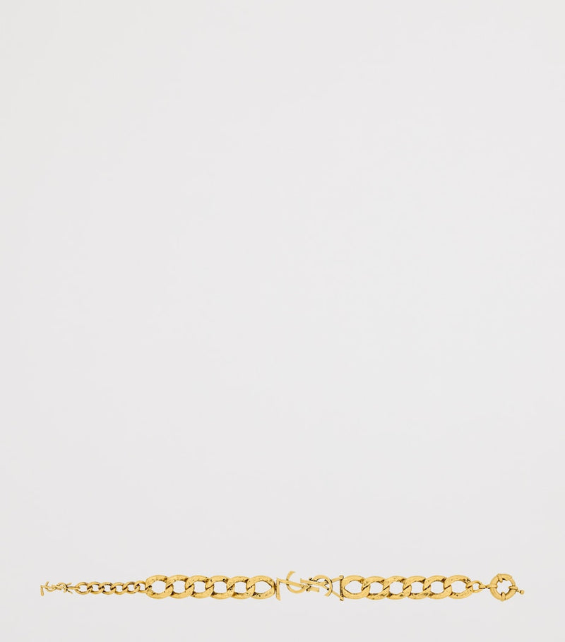 Saint Laurent Cassandre Chain Bracelet, imported from the UK