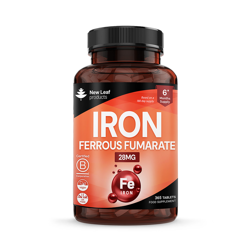 New Leaf Products iron ferrous fumarate tablets 365 - British product