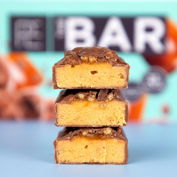 PE Nutrition THE BAR Salted Caramel 12 x 60g GOODS Holland&Barrett