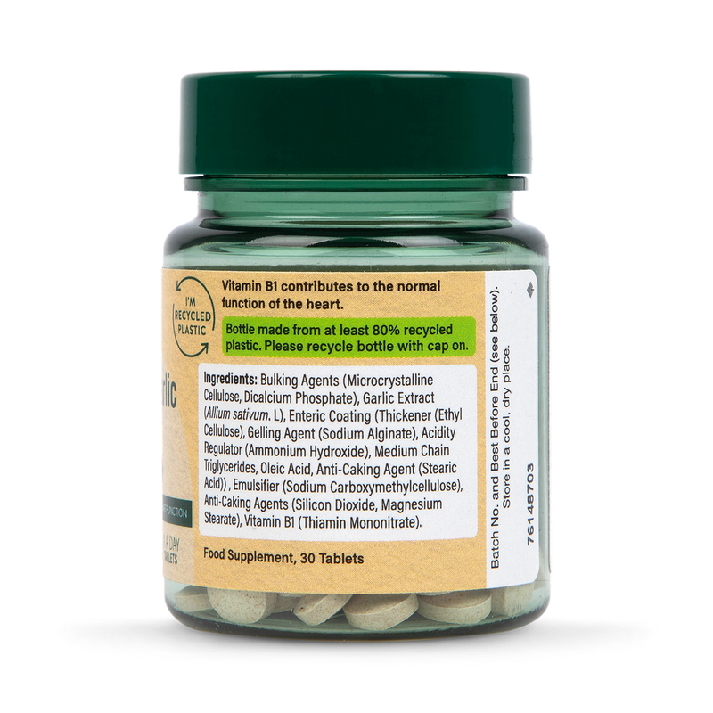 Holland Barrett Enteric Coated Odourless Garlic 500mg 30 Tablets