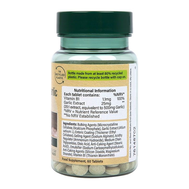 Holland & Barrett Enteric Coated Odourless Garlic 500mg 60 Tablets GOODS Holland&Barrett