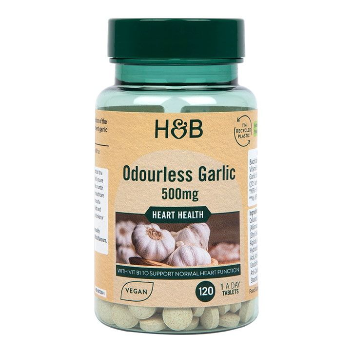 Holland & Barrett Enteric Coated Odourless Garlic 500mg 120 Tablets GOODS Holland&Barrett