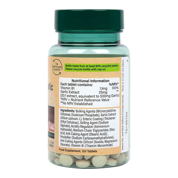 Holland & Barrett Enteric Coated Odourless Garlic 500mg 120 Tablets GOODS Holland&Barrett