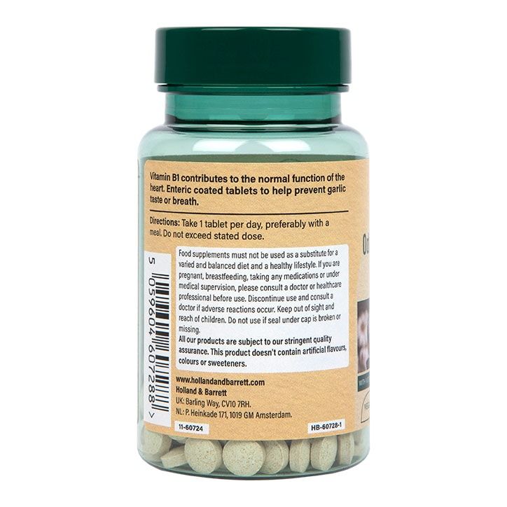 Holland & Barrett Enteric Coated Odourless Garlic 500mg 120 Tablets GOODS Holland&Barrett