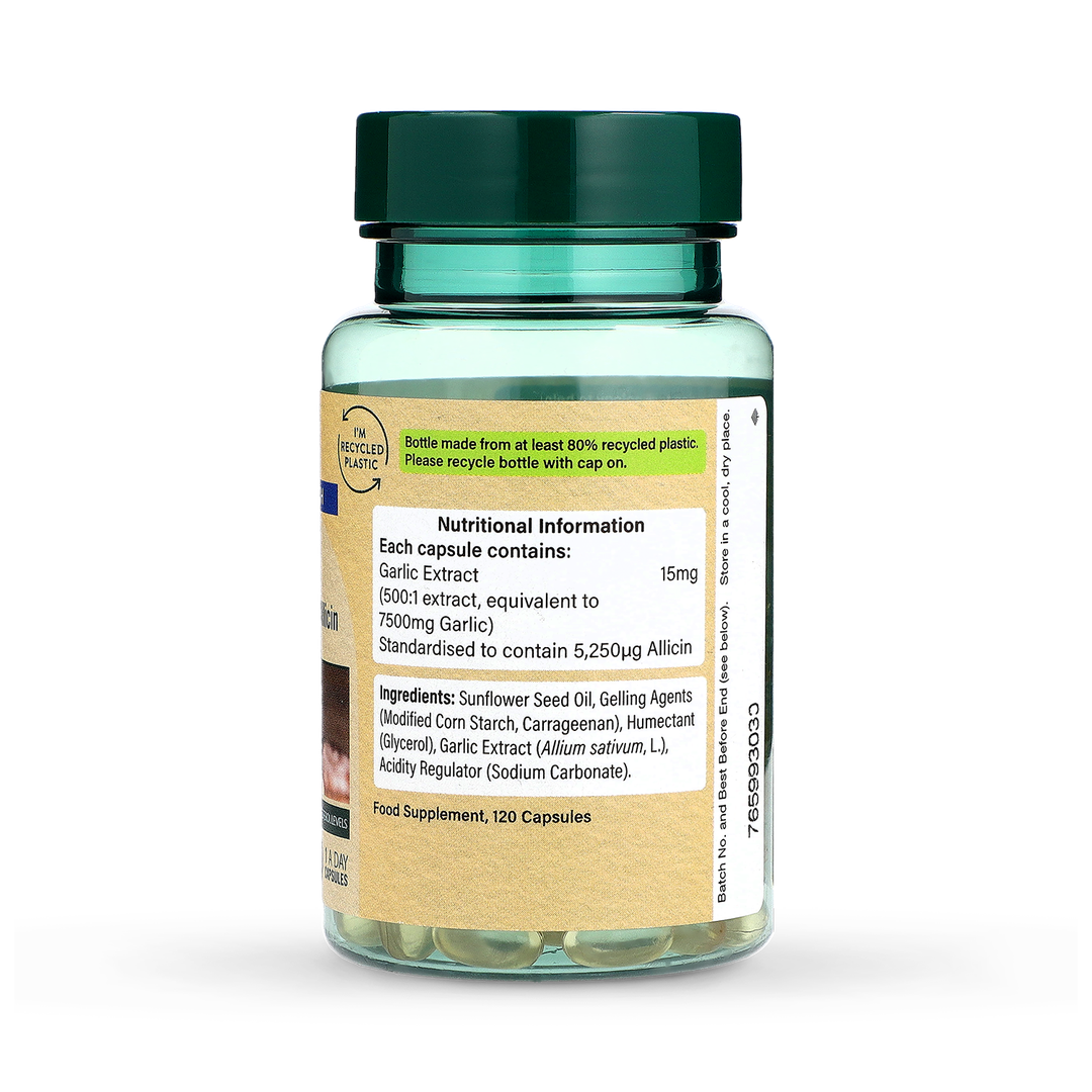 Holland Barrett Super Strength Garlic 7500mg 120 Capsules