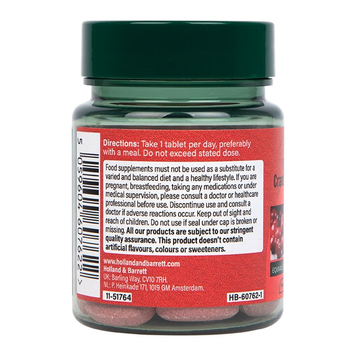 Holland & Barrett High Strength Cranberry Extract 400mg 30 Tablets GOODS Holland&Barrett