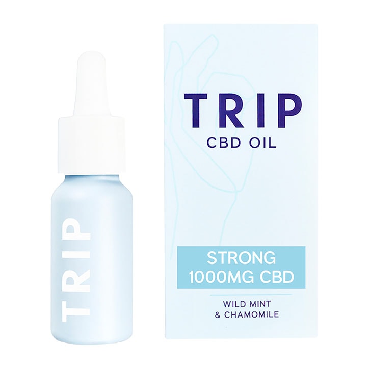 TRIP Wild Mint & Chamomile CBD Oil 1000mg 15ml GOODS Holland&Barrett