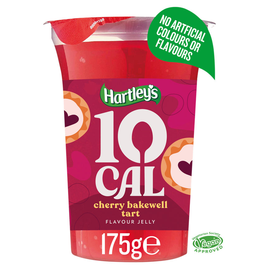 Hartley's 10 Cal Cherry Bakewell Tart Flavour Jelly GOODS ASDA   