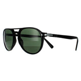 Persol PO3235S black unisex sunglasses pilot style (British brand)