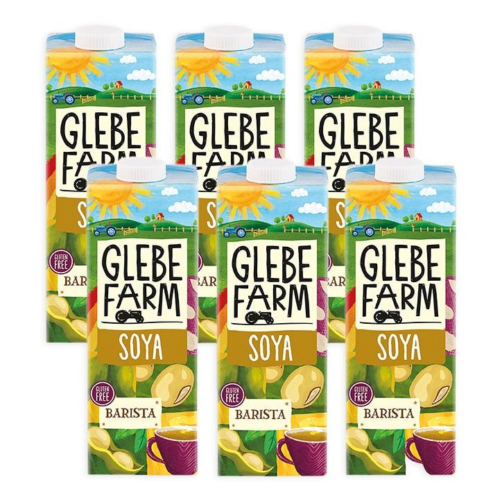 Glebe Farm Soya Drink Barista Style 6x 1L GOODS Holland&Barrett