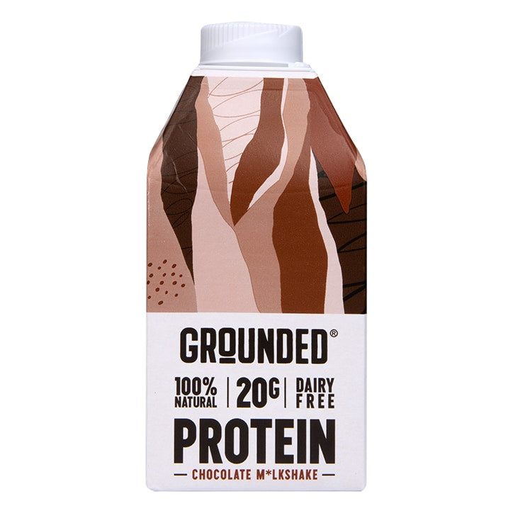 Grounded Protein Mint Choc Drink 490ml Mint Choc