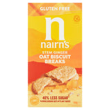 Nairn's stem ginger oat biscuit breaks 160g, imported from the UK