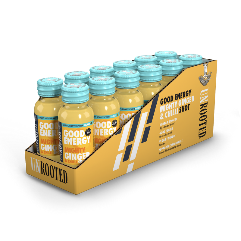 Unrooted Good Energy – Mighty Ginger and Chilli Shot 60ml